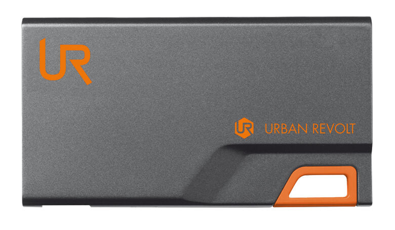 Urban Revolt 3000T Thin batteria portatile 3000 mAh Nero, Arancione