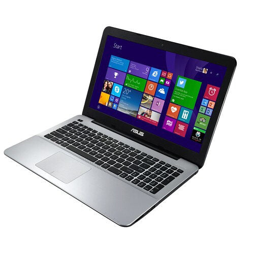 ASUS F555LD-XX620H notebook Computer portatile 39,6 cm (15.6") Intel® Core™ i5 di quarta generazione 4 GB DDR3-SDRAM 500 GB HDD NVIDIA® GeForce® GT 820M Windows 8.1 Nero, Argento