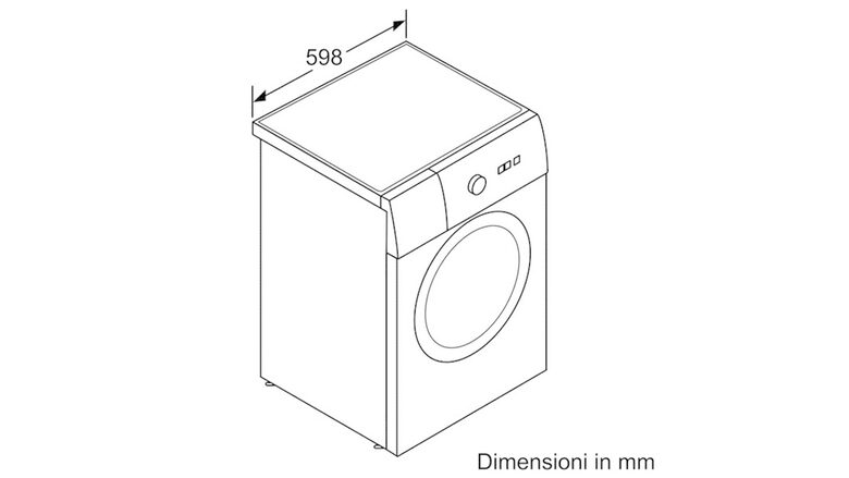 Bosch Serie 6 WAT20427IT lavatrice Caricamento frontale 7 kg 1000 Giri/min Bianco