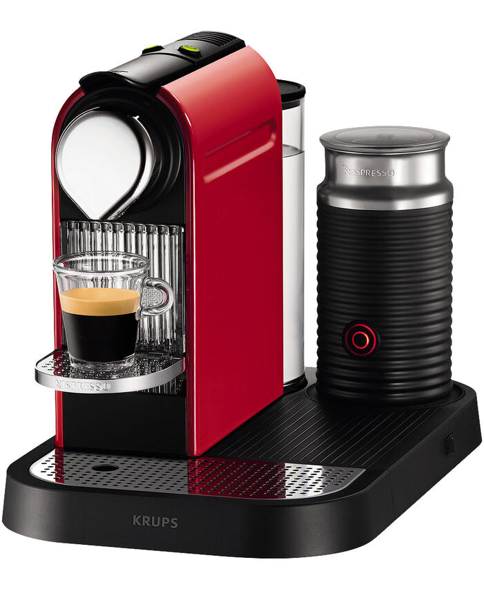 Nespresso Krups CitiZ&Milk XN7305 Fire Engine Red Automatica Macchina per caffè a cialde 1 L