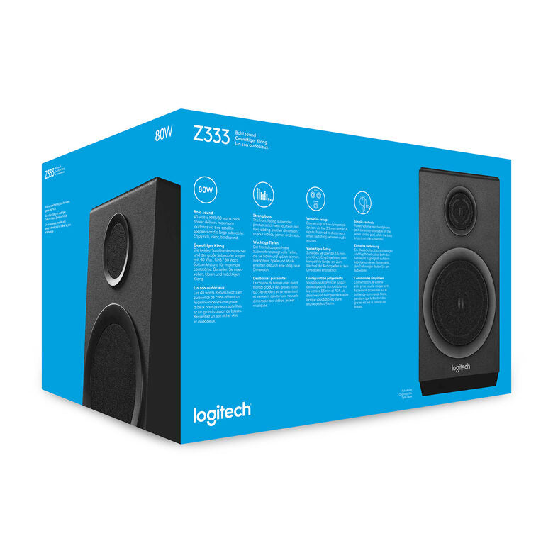 Logitech Z333 Speaker System with Subwoofer 40 W Nero 2.1 canali