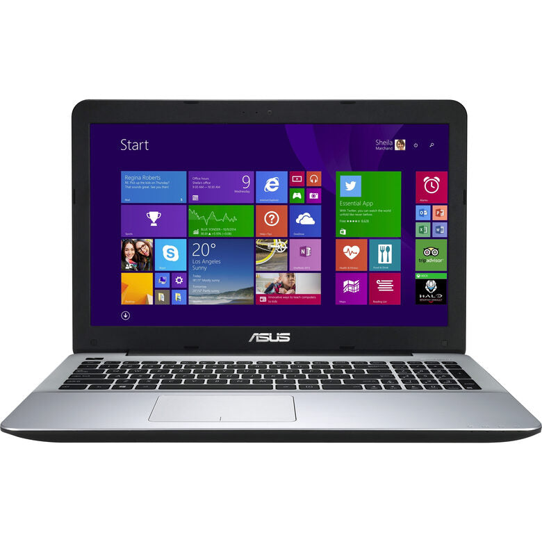 ASUS A555LB-XO079H notebook Computer portatile 39,6 cm (15.6") Intel® Core™ i7 di quinta generazione 4 GB DDR3L-SDRAM 1000 GB HDD NVIDIA® GeForce® GT 940M Windows 8.1 Blu, Argento