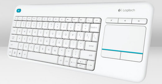 Logitech K400 Plus tastiera RF Wireless QWERTY Italiano Bianco