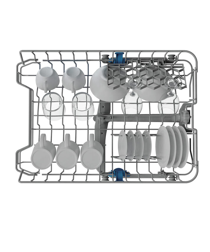 Indesit Lavastoviglie BI 45 cm classe E, 10 coperti, Push&Go, 46 dba