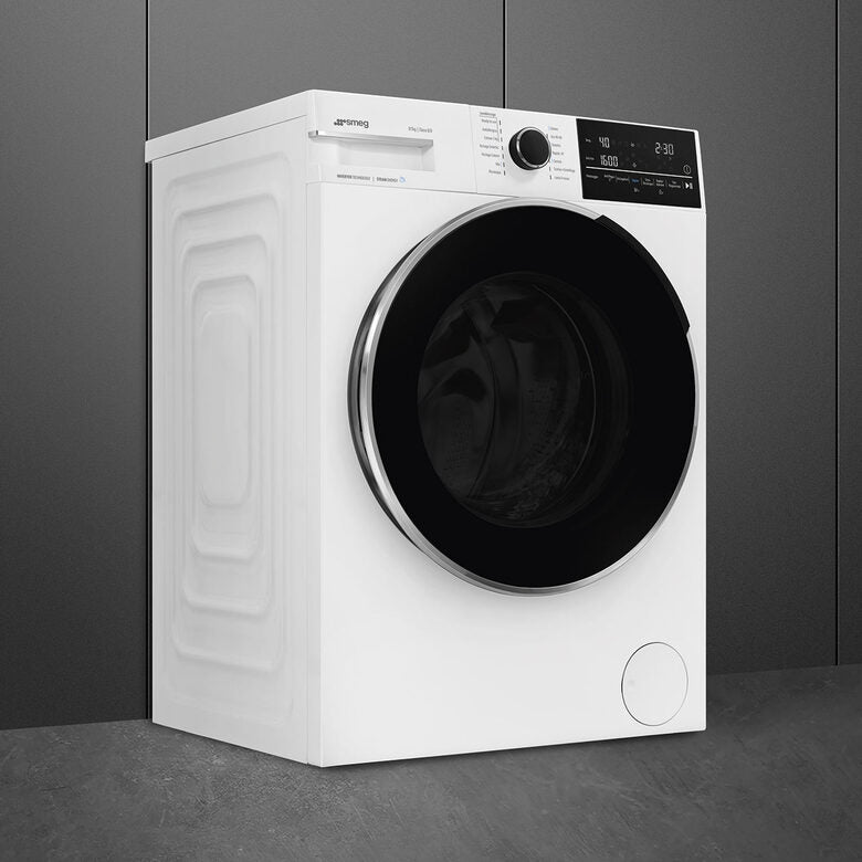 Smeg WDN854SLD lavasciuga Libera installazione Caricamento frontale Bianco D