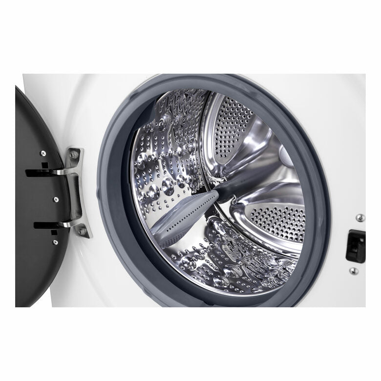 LG F4NX1009NWB Serie X1 Lavatrice Smart A Libera Installazione 9 Kg, 1400 Giri, Wi-Fi, Sistema 6 Motion, Allergy Care, Direct Drive, Classe A, Bianco