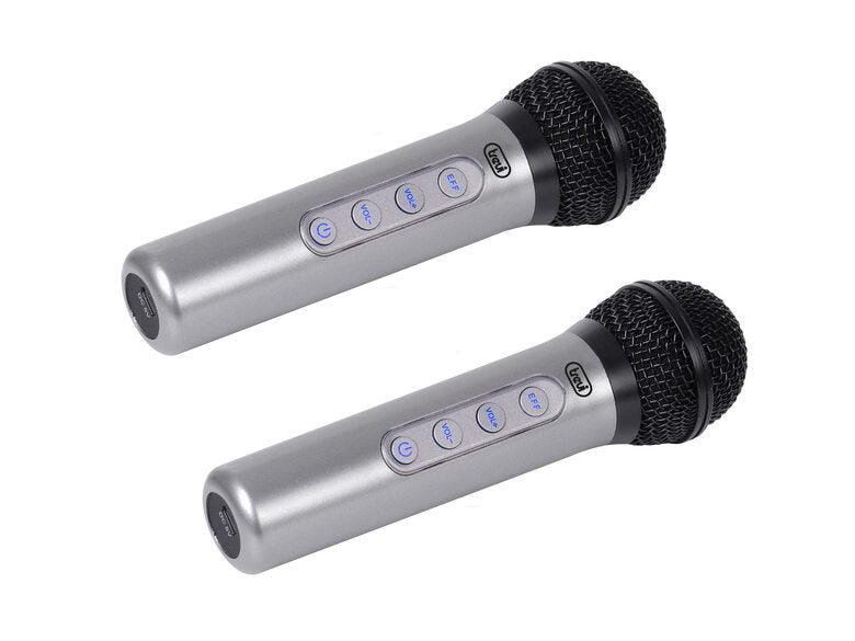 Trevi EM 415 R Nero, Argento Microfono per karaoke