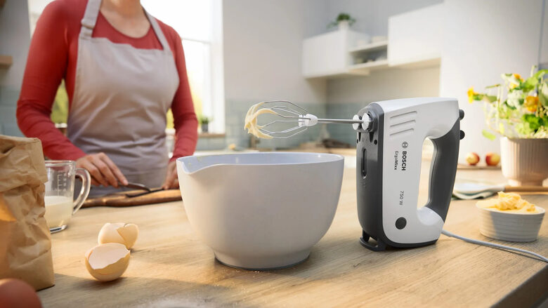 Bosch MFQ37490 Sbattitore ErgoMixx 750 W Bianco, grigio