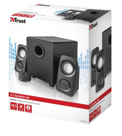 Trust Avedo 2.1 14 W Nero 2.1 canali