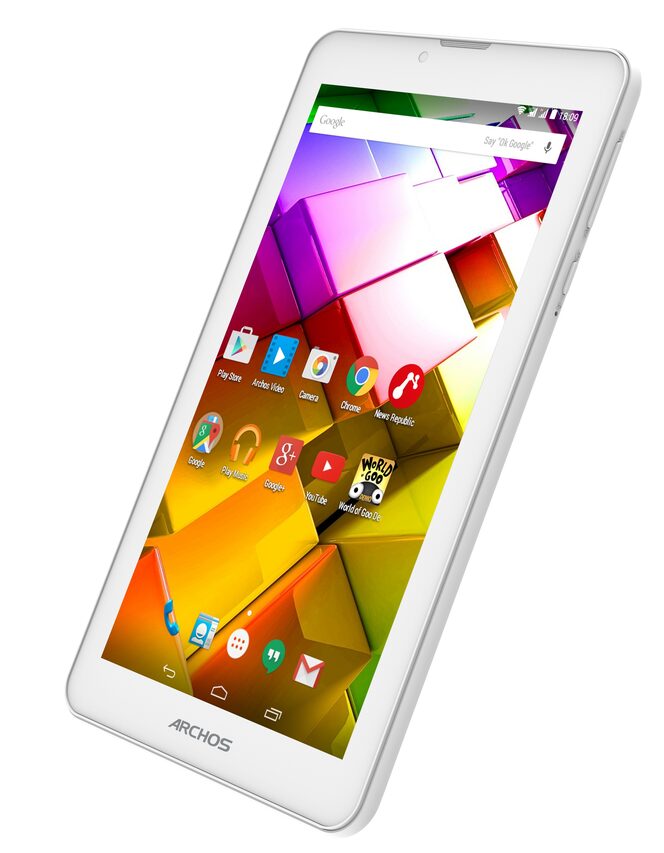 Archos Copper 70b 3G 4 GB 17,8 cm (7") Mediatek 0,5 GB Android Bianco
