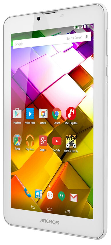 Archos Copper 70b 3G 4 GB 17,8 cm (7") Mediatek 0,5 GB Android Bianco