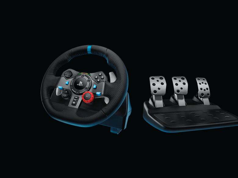 Logitech G G29 Driving Force Nero USB 2.0 Sterzo + Pedali Analogico Playstation 3, PlayStation 4