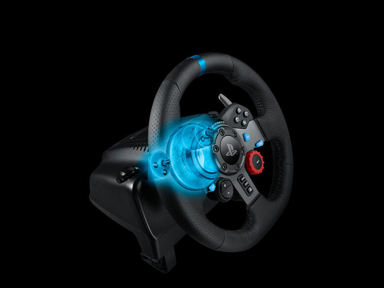 Logitech G G29 Driving Force Nero USB 2.0 Sterzo + Pedali Analogico Playstation 3, PlayStation 4