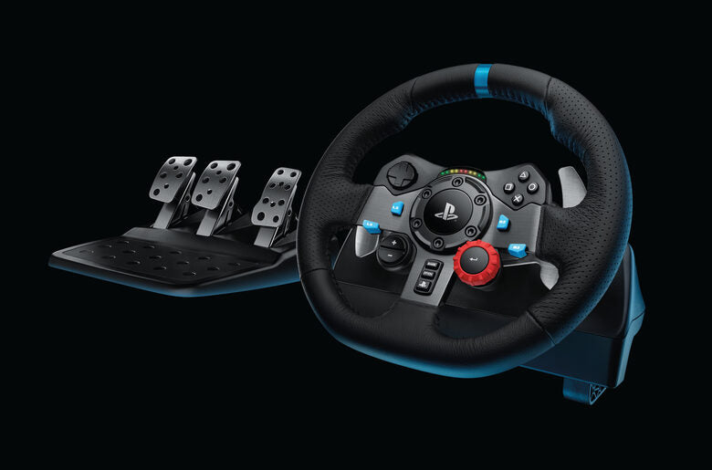 Logitech G G29 Driving Force Nero USB 2.0 Sterzo + Pedali Analogico Playstation 3, PlayStation 4
