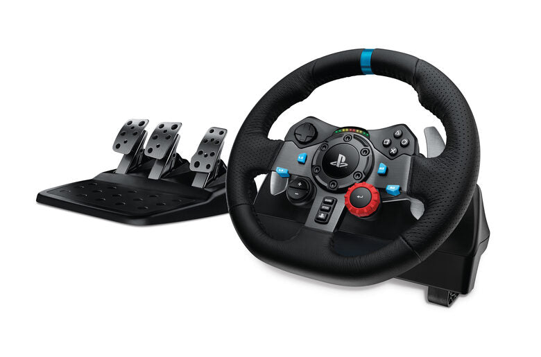 Logitech G G29 Driving Force Nero USB 2.0 Sterzo + Pedali Analogico Playstation 3, PlayStation 4