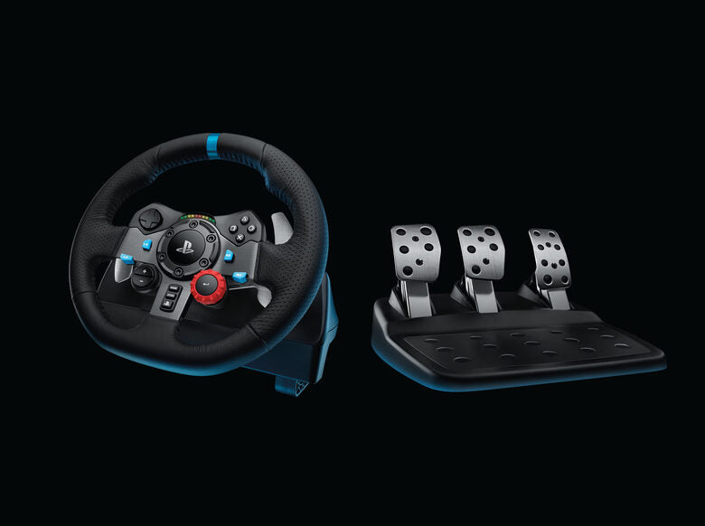 Logitech G G29 Driving Force Nero USB 2.0 Sterzo + Pedali Analogico Playstation 3, PlayStation 4