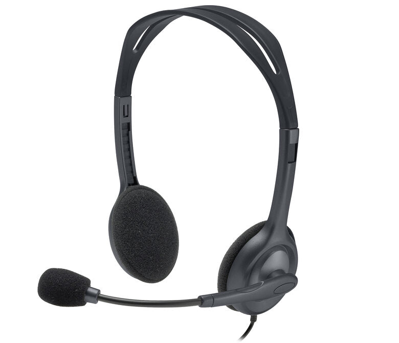 Logitech H111 Stereo Headset Auricolare Cablato A Padiglione Ufficio Grigio