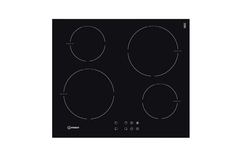 Indesit VIB 644 C E IT piano cottura Nero Da incasso Piano cottura a induzione 4 Fornello(i)