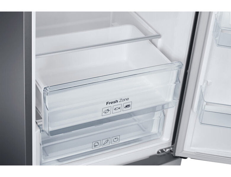 Samsung RB37J5349SL frigorifero con congelatore Libera installazione 376 L D Acciaio inossidabile