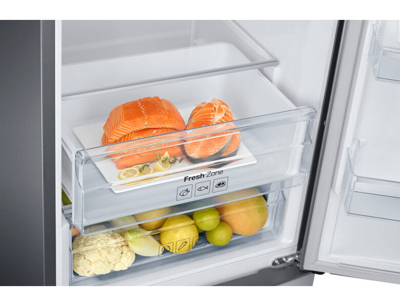 Samsung RB37J5349SL frigorifero con congelatore Libera installazione 376 L D Acciaio inossidabile