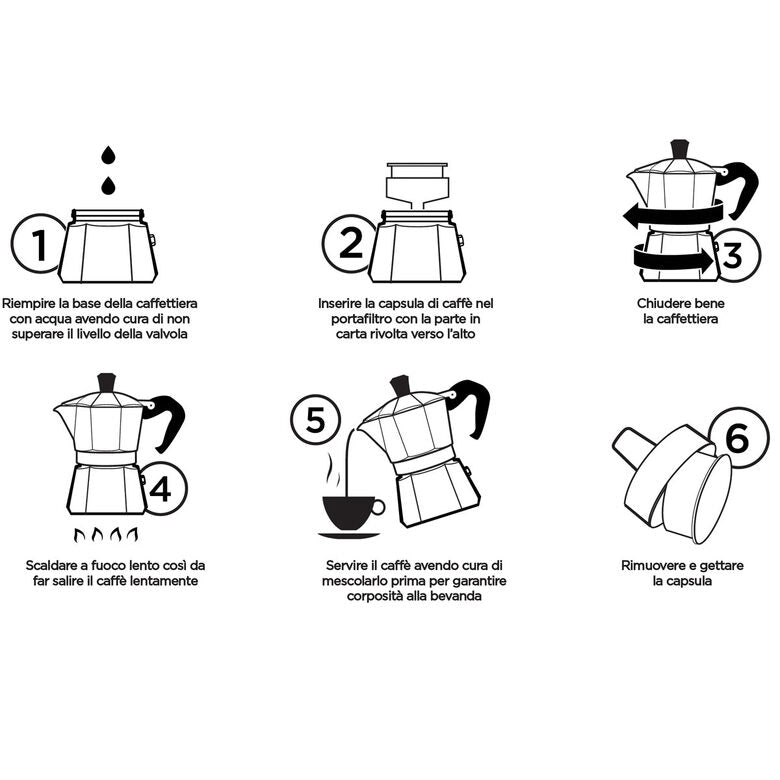 Bialetti 096080100 capsula e cialda da caffè Capsule caffè 10 pz