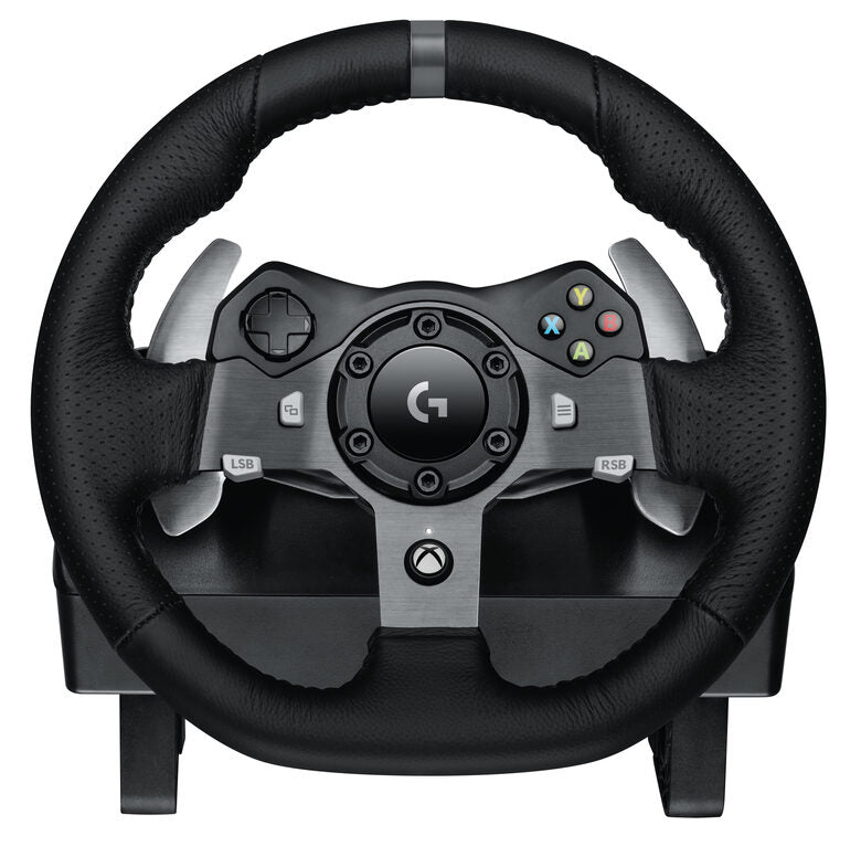 Logitech G G920 Driving Force Nero USB 2.0 Sterzo + Pedali Analogico/Digitale PC, Xbox One