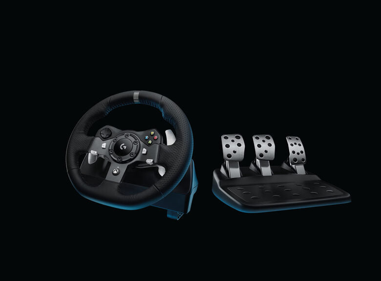 Logitech G G920 Driving Force Nero USB 2.0 Sterzo + Pedali Analogico/Digitale PC, Xbox One