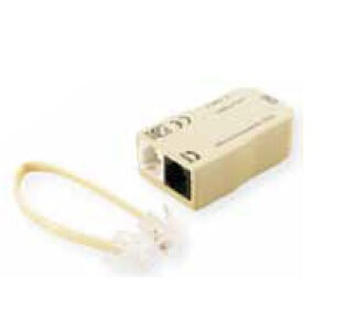 nuovaVideosuono 20/16 adattatore per inversione del genere dei cavi 6p4c 2 x 6p4c Bianco