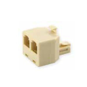 nuovaVideosuono 20/04 adattatore per inversione del genere dei cavi 6p4c 2 x 6p4c Bianco