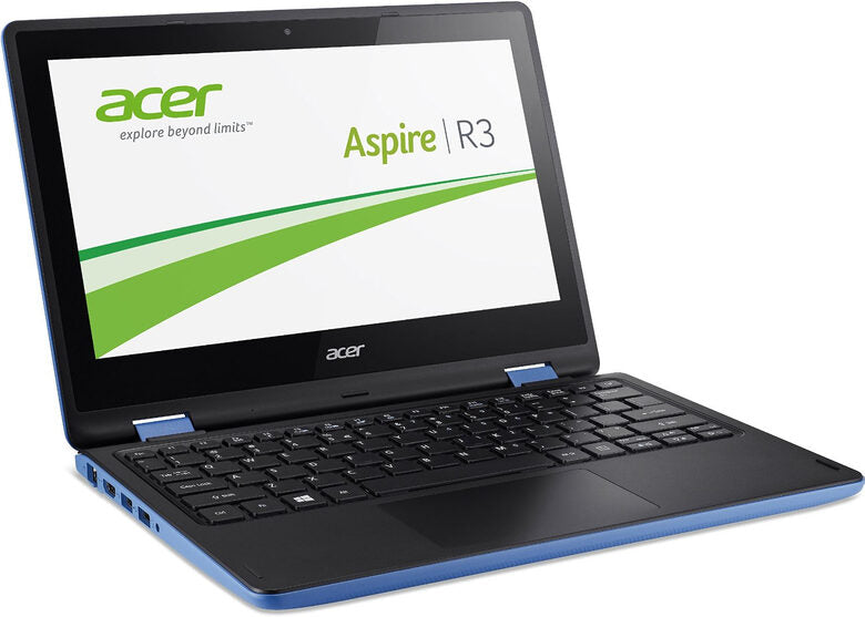 Acer Aspire R 11 R3-131T-C2CB Ibrido (2 in 1) 29,5 cm (11.6") Touch screen Intel® Celeron® 2 GB DDR3L-SDRAM 32 GB Flash Windows 8.1 Nero, Blu