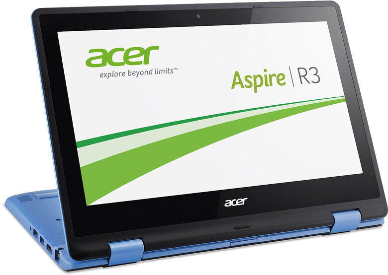 Acer Aspire R 11 R3-131T-C2CB Ibrido (2 in 1) 29,5 cm (11.6") Touch screen Intel® Celeron® 2 GB DDR3L-SDRAM 32 GB Flash Windows 8.1 Nero, Blu