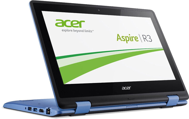 Acer Aspire R 11 R3-131T-C2CB Ibrido (2 in 1) 29,5 cm (11.6") Touch screen Intel® Celeron® 2 GB DDR3L-SDRAM 32 GB Flash Windows 8.1 Nero, Blu