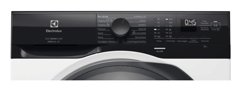 Electrolux EW6FZBG215 Lavatrice Libera Installazione 10,5 Kg, 1400 Giri, Classe A, Bianco