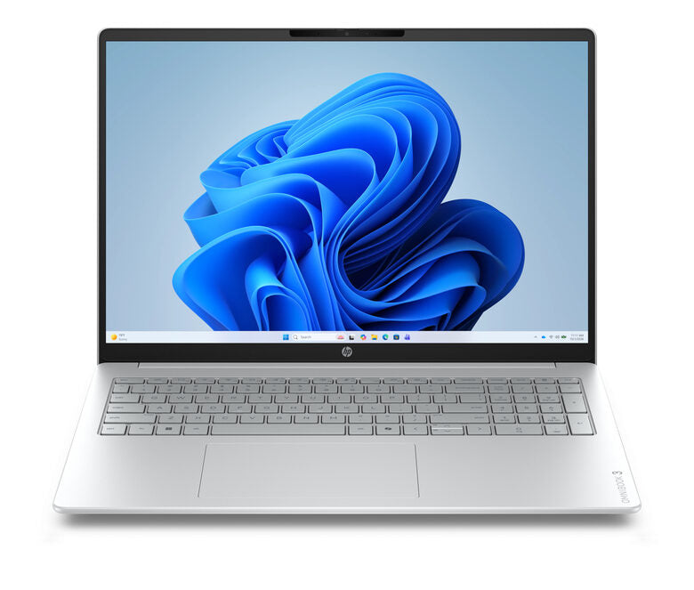 HP OmniBook 3 Laptop 16-by0005nlx AMD Ryzen™ 5 N150 Computer portatile 40,6 cm (16") 2K 8 GB DDR5-SDRAM 512 GB SSD Wi-Fi 6 (802.11ax) Windows 11 Home Grigio, Argento
