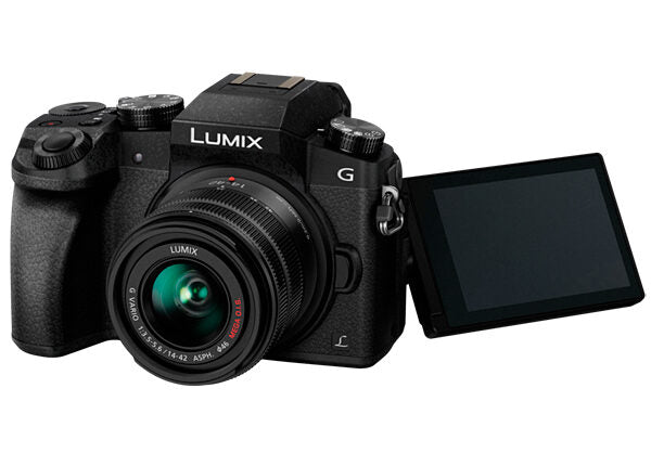 Panasonic Lumix DMC-G7 + G VARIO 14-42mm MILC 16 MP Live MOS 4592 x 3448 Pixel Nero