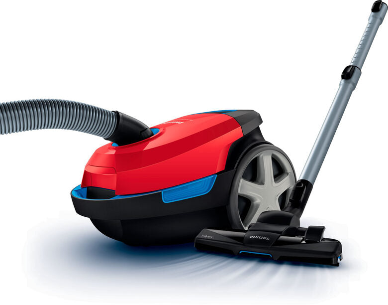 Philips Performer Compact Aspirapolvere con sacco, 900 W, cattura il 99,9% della polvere