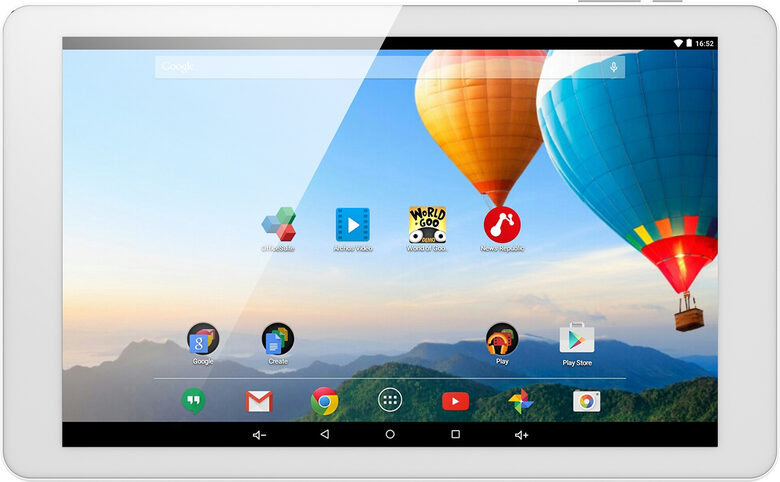 Archos Xenon 101b 3G 16 GB 25,6 cm (10.1") Mediatek 1 GB Wi-Fi 4 (802.11n) Android Argento, Bianco
