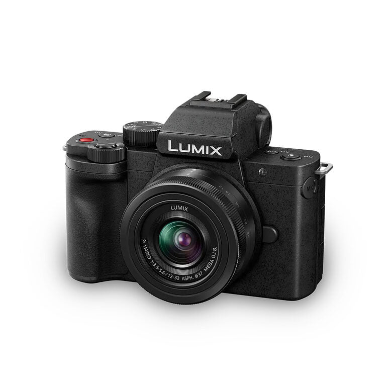 Fotocamera Panasonic Lumix DC-G100DKEGK Fotocamera DC-G100D + Obiettivo H-FS 12-32 Nero [DC-G100DKEGK]