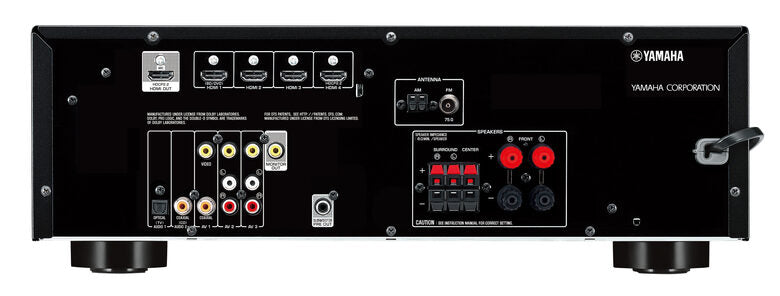 Yamaha YHT-2920 sistema home cinema 5.1 canali 135 W Compatibilità 3D Nero