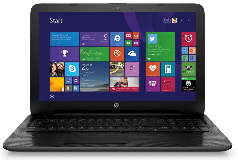 HP 250 G4 Computer portatile 39,6 cm (15.6") Intel® Celeron® 4 GB DDR3L-SDRAM 500 GB HDD Wi-Fi 4 (802.11n) Windows 10 Home Nero, Grigio