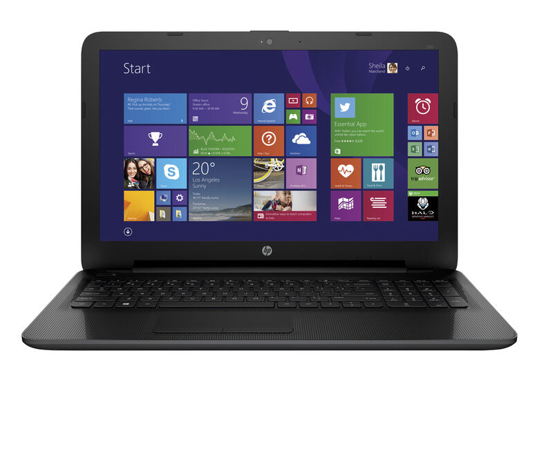 HP 250 G4 Computer portatile 39,6 cm (15.6") Intel® Celeron® 4 GB DDR3L-SDRAM 500 GB HDD Wi-Fi 4 (802.11n) Windows 10 Home Nero, Grigio