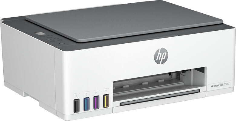 HP Smart Tank Stampante multifunzione 5105, Colore, Stampante per Abitazioni e piccoli uffici, Stampa, copia, scansione, wireless, Serbatoio stampante (tank) per grandi volumi di documenti,