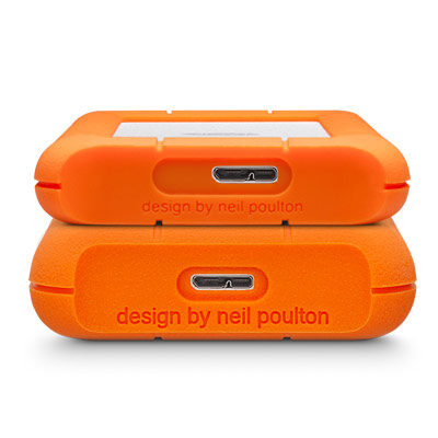 LaCie Rugged Mini disco rigido esterno 2000 GB Arancione, Argento