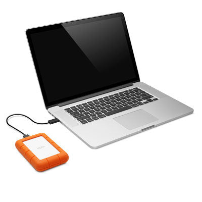 LaCie Rugged Mini disco rigido esterno 2000 GB Arancione, Argento