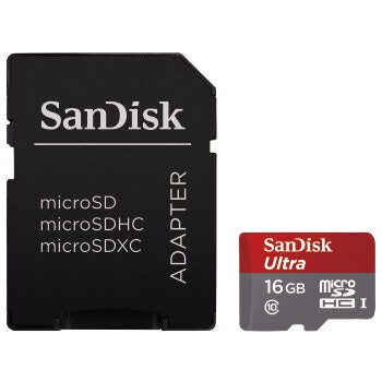 SanDisk 16GB microSDHC Ultra memoria flash UHS-I Classe 10