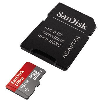 SanDisk 16GB microSDHC Ultra memoria flash UHS-I Classe 10