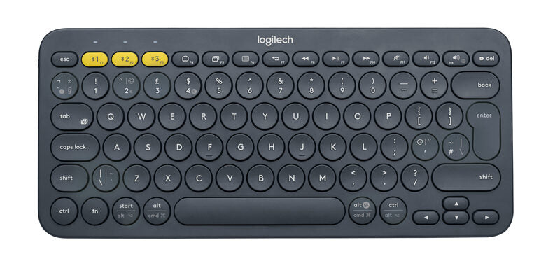Logitech K380 Multi-Device tastiera Bluetooth QWERTY Italiano Grigio