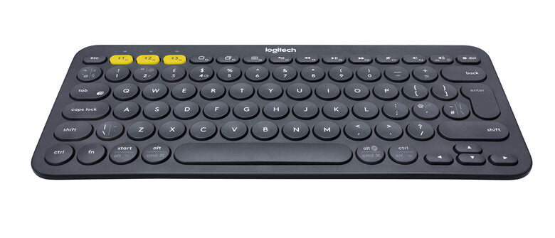 Logitech K380 Multi-Device tastiera Bluetooth QWERTY Italiano Grigio