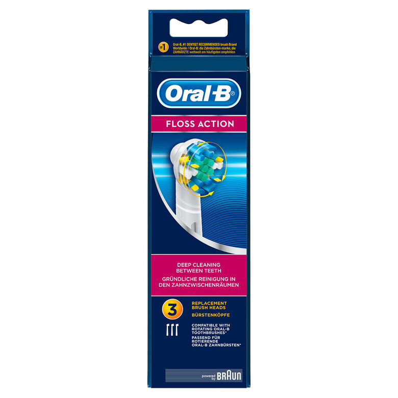 Oral-B Testine Di Ricambio FlossAction, 3 Pezzi
