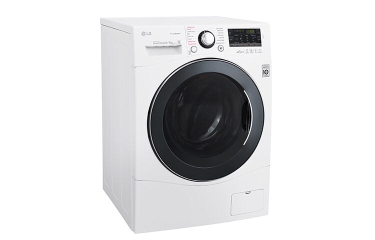 LG FH4A8FDH2N lavasciuga Libera installazione Caricamento frontale Nero, Bianco